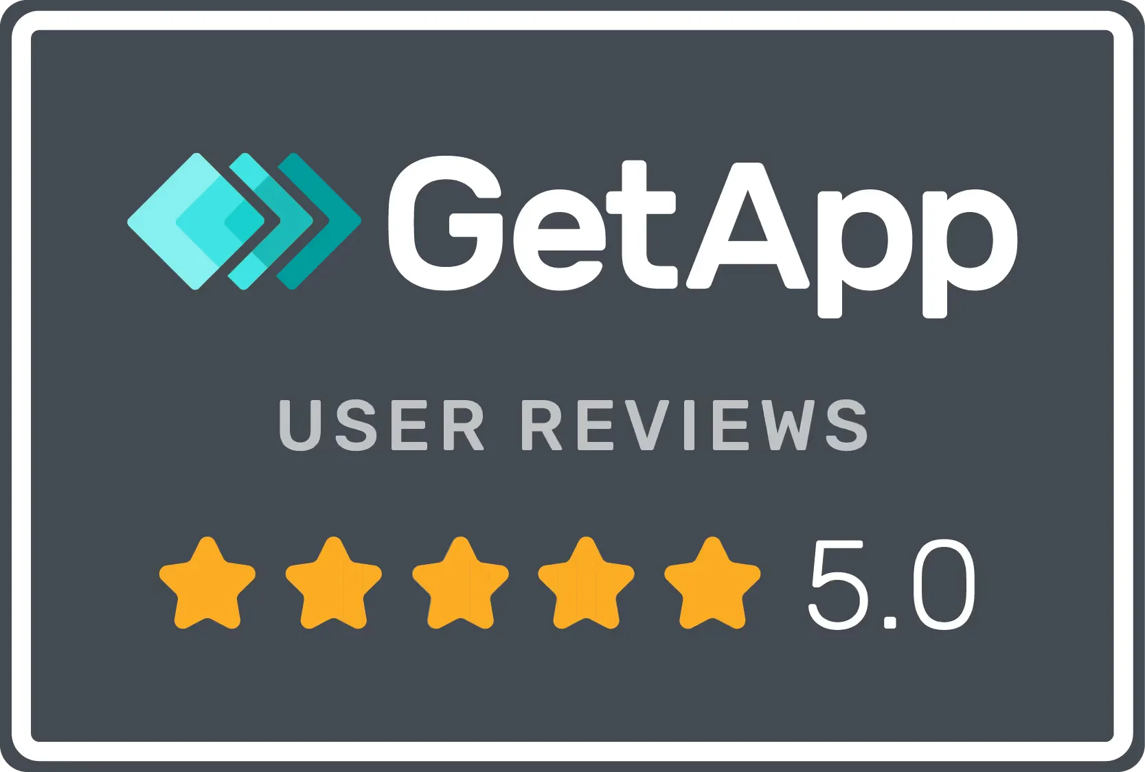 User review rating from GetApp