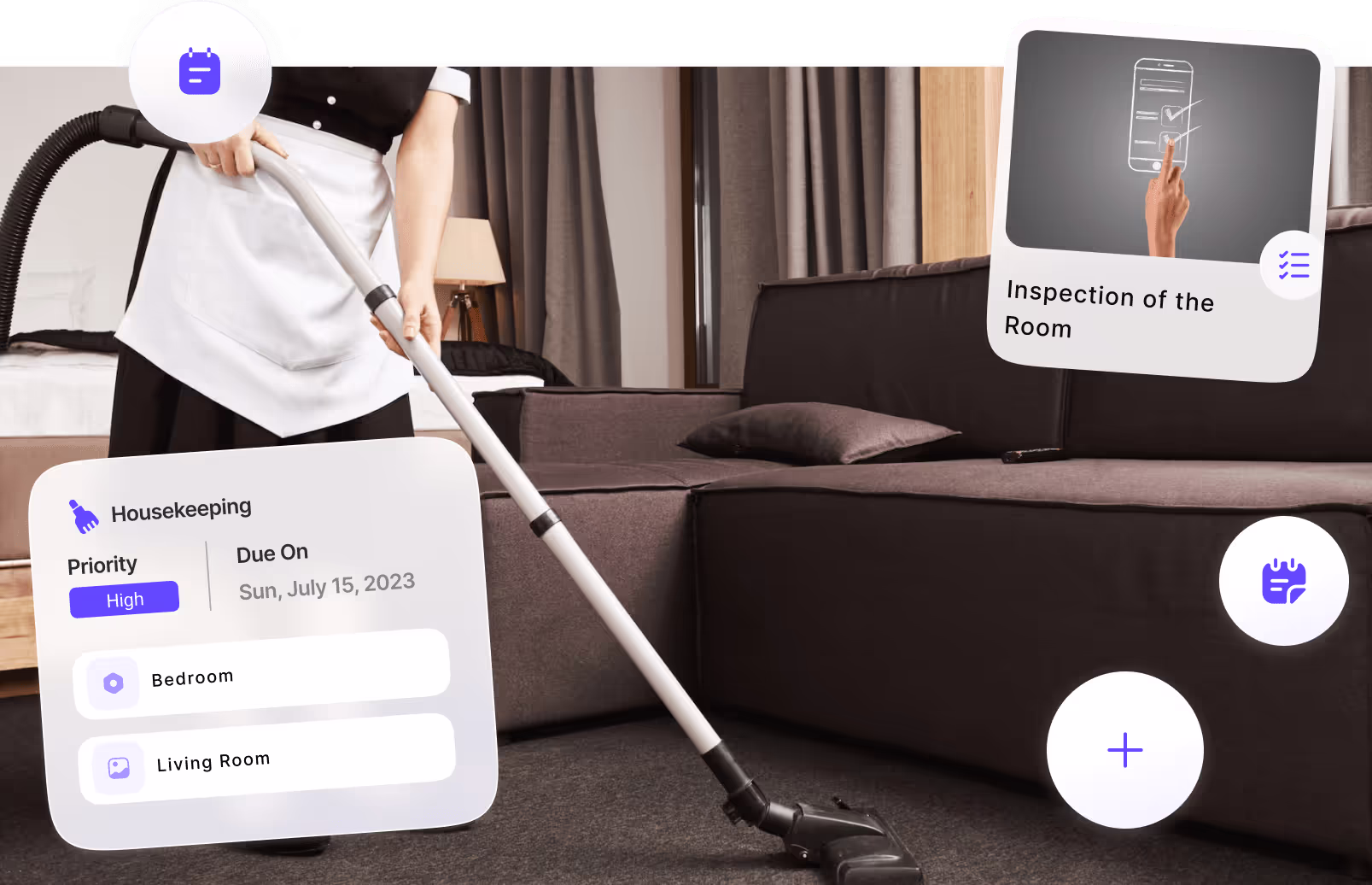 SuiteOp cleaning and property management dashboard with automated scheduling