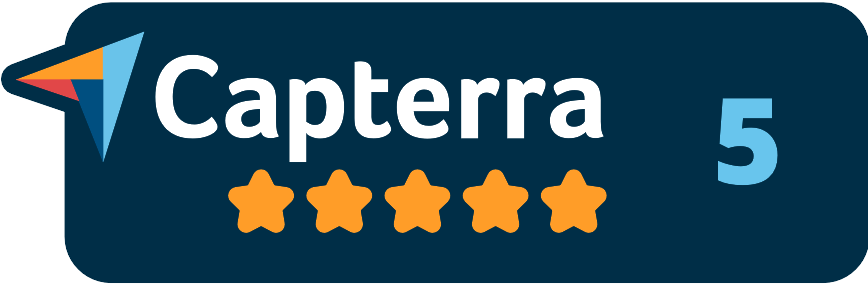 Valoración de 5 estrellas en Capterra