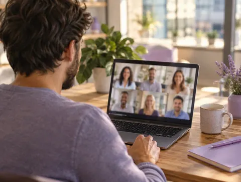 Operator on a video kickoff call with the SuiteOp team